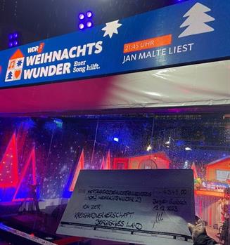 Kreishandwerkerschaft spendet über 4.000 Euro an WDR2 Weihnachtswunder 